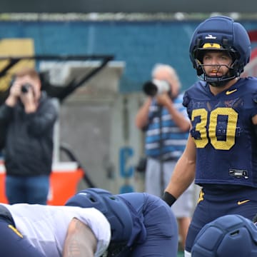 West Virginia University linebacker Chase Wilson