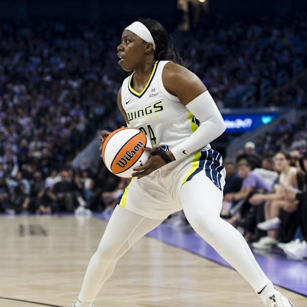 Dallas Wings guard Arike Ogunbowale