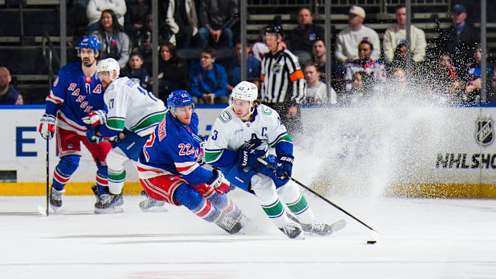 Vancouver Canucks v New York Rangers