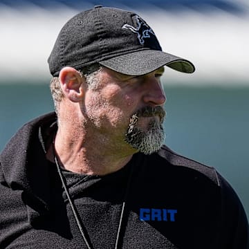 Detroit Lions head coach Dan Campbell.