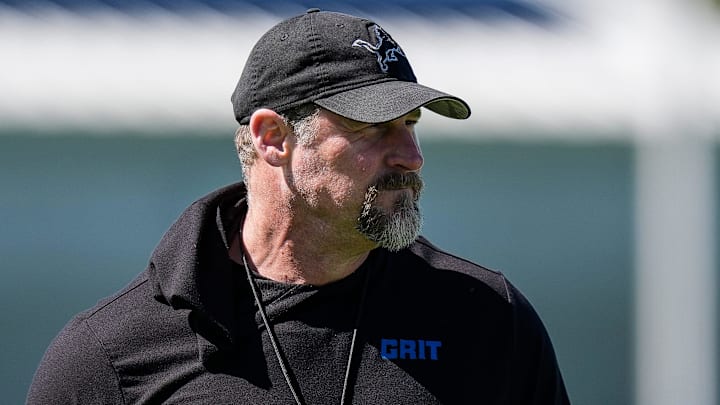 Detroit Lions head coach Dan Campbell. Detroit Lions head coach Dan Campbell.