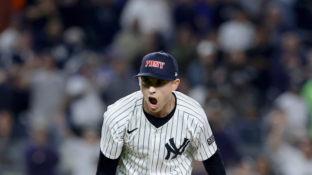 Yankee reliever Luke Weaver strikouts out three in Yankees victory.