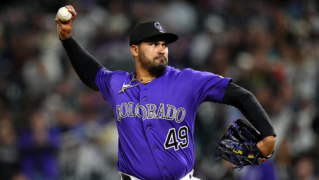 Colorado Rockies relief pitcher Antonio Senzatela 