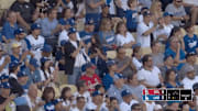 Dodgers fans gave Mookie Betts an ovation as he stepped up to the plate Monday night