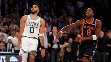 Jayson Tatum y OG Anunoby serán titulares en el juego Boston Celtics vs. New York Knicks
