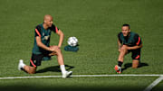 Liverpool FC Training Session And Press Conference - UEFA Champions League Final 2021/22