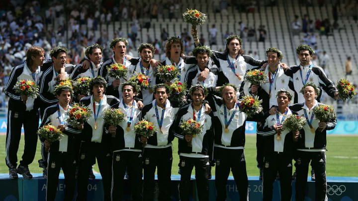 Mens Football Gold Contest Argentina v Paraguay