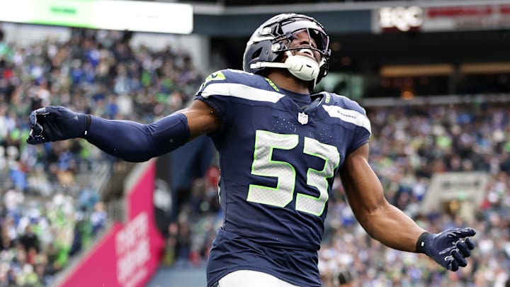 Boye Mafe with the Seattle Seahawks