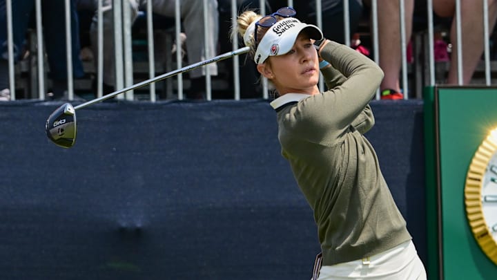 Nelly Korda is the co-favorite to win the KPMG Womens PGA Championship. Nelly Korda is the co-favorite to win the KPMG Womens PGA Championship.