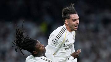 Raul Asencio est sorti sur blessure après un choc avec Camavinga.