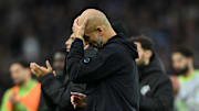 Pep Guardiola lors de Aston Villa - Manchester City.