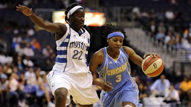 Former Chicago Sky guard Dominique Canty also played for the Detroit Shock and Houston Comets, playing 148 games for the Sky.