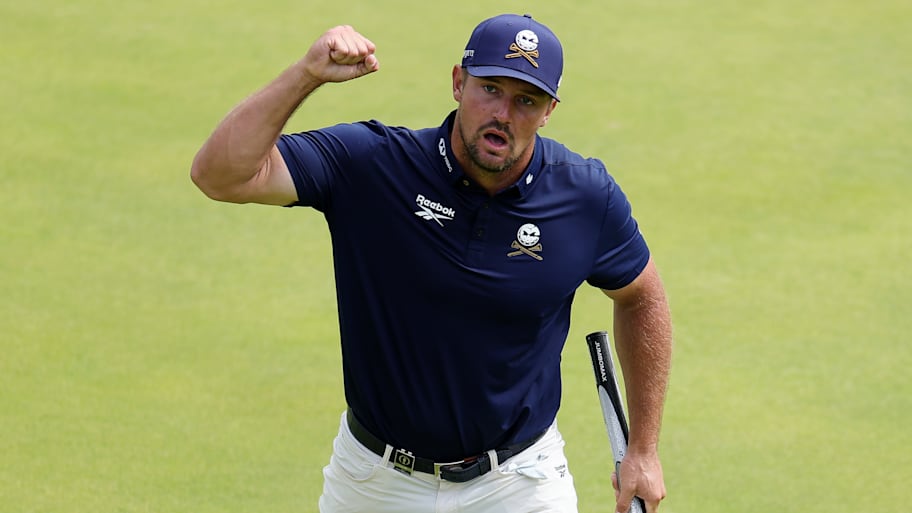 Bryson DeChambeau soared up the leaderboard Sunday with a closing 64. | Alex Slitz/Getty Images
