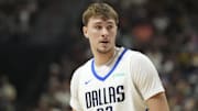 Mavericks forward Cooper Flagg made his NBA Summer League debut Thursday against the Lakers. 