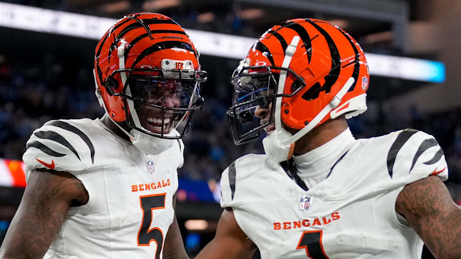 Cincinnati Bengals receivers Tee Higgins and Ja'Marr Chase