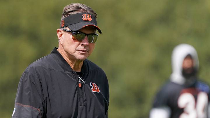 Cincinnati Bengals defensive coordinator Al Golden walks the field during practice at Kettering Health Practice Fields, Wednesday, Sept. 30, 2026, in downtown Cincinnati.