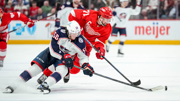 Columbus Blue Jackets v Detroit Red Wings