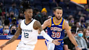 Morant y Curry chocarán este martes en la NBA