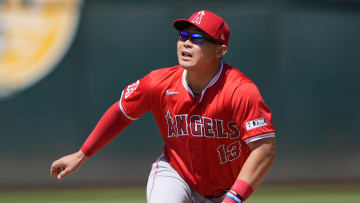 Los Angeles Angels infielder Keston Hiura