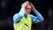 Haaland appeared to go down injured