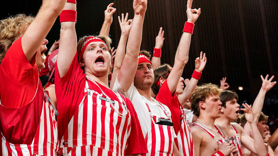 Miami (Ohio) fans react in the first half against Toledo on Tuesday.