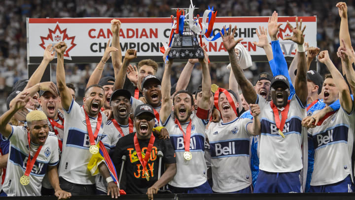 The Whitecaps lifted the CanChamp for just the second time.