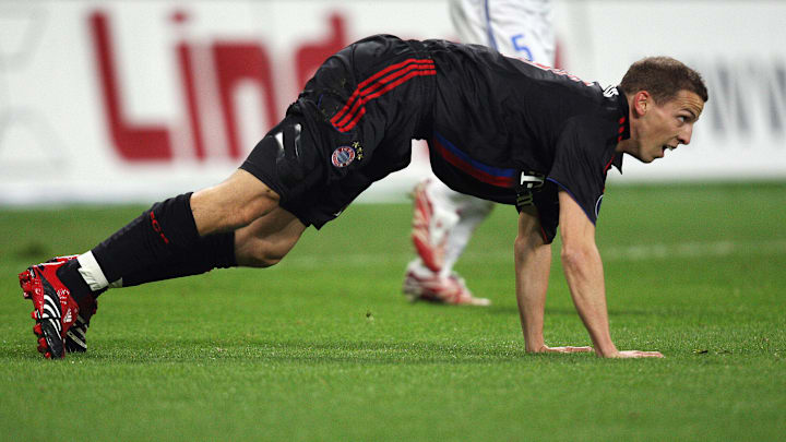Bayern Munich's new striker Jan Schlaudr