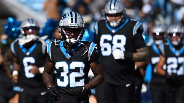 Carolina Panthers cornerback Dicaprio Bootle (32) before the game. Bob Donnan-USA TODAY Sports 