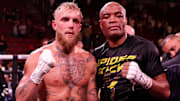 Jake Paul en la pelea que disputó contra Anderson Silva, en octubre de 2022
