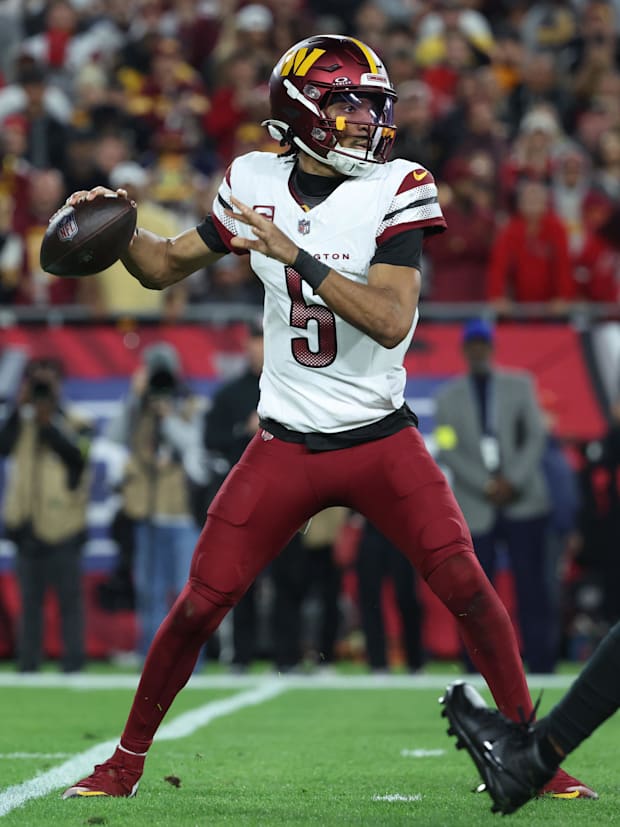 Washington Commanders quarterback Jayden Daniels Washington Commanders quarterback Jayden Daniels