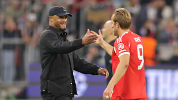 Vincent Kompany und Harry Kane