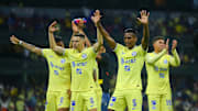 Jugadores del América en un partido del club.