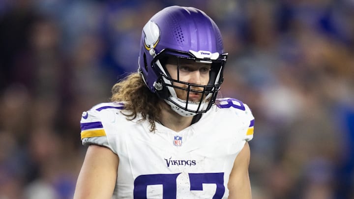 Minnesota Vikings tight end T.J. Hockenson (87) hasn't yet produced much for fantasy football managers this season. Minnesota Vikings tight end T.J. Hockenson (87) hasn't yet produced much for fantasy football managers this season.