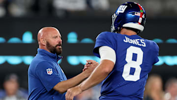 Brian Daboll, Daniel Jones, Dallas Cowboys v New York Giants