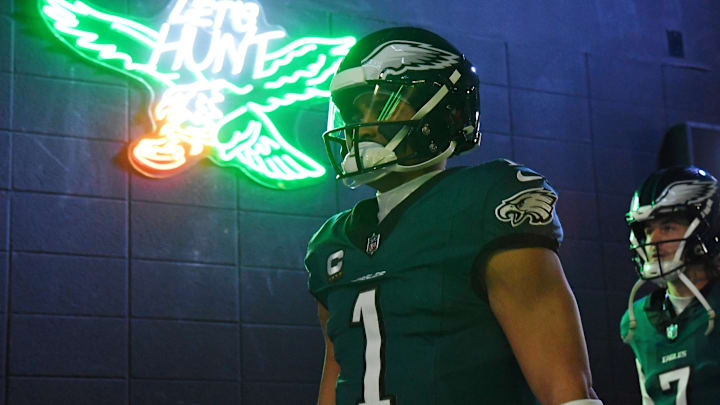 Quarterback Jalen Hurts led the Philadelphia Eagles to a 14-3 record in 2024.
