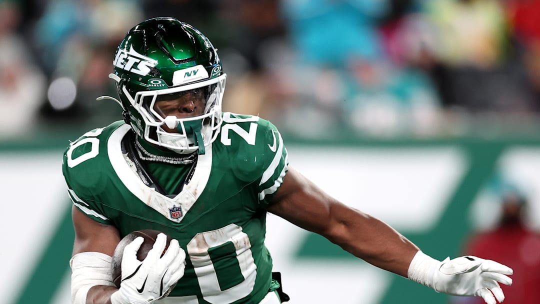 Breece Hall of the New York Jets