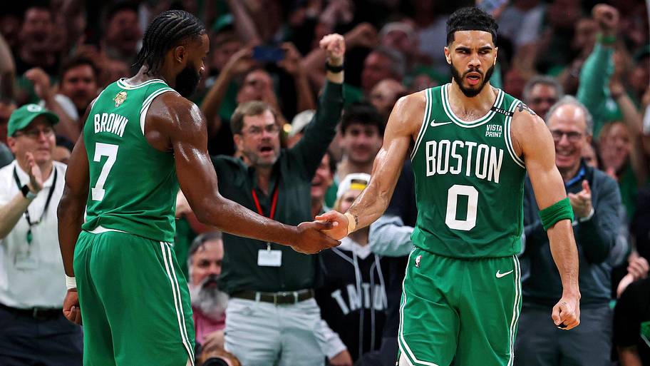 Jayson Tatum and Jaylen Brow