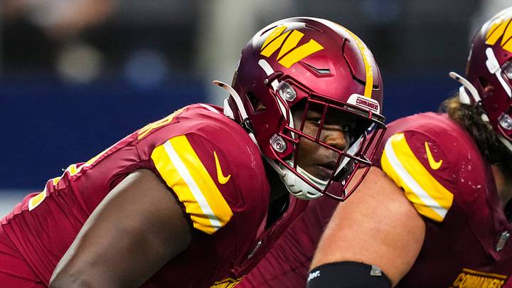 Washington Commanders offensive tackle Josh Conerly Jr.