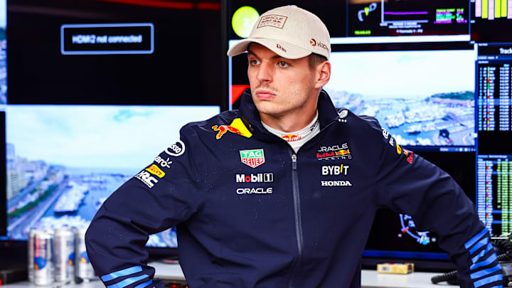 Max Verstappen of the Netherlands and Oracle Red Bull Racing prepares to drive in the garage during practice ahead of the F1 Grand Prix of Monaco at Circuit de Monaco on May 24, 2024 in Monte-Carlo, Monaco.