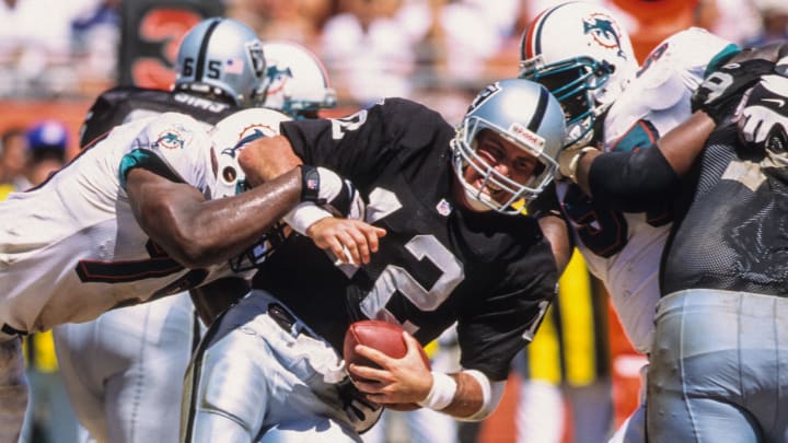 The Miami Dolphins made quarterback Rich Gannon's life miserable when the Oakland Raiders visited South Florida in the early 2000s.