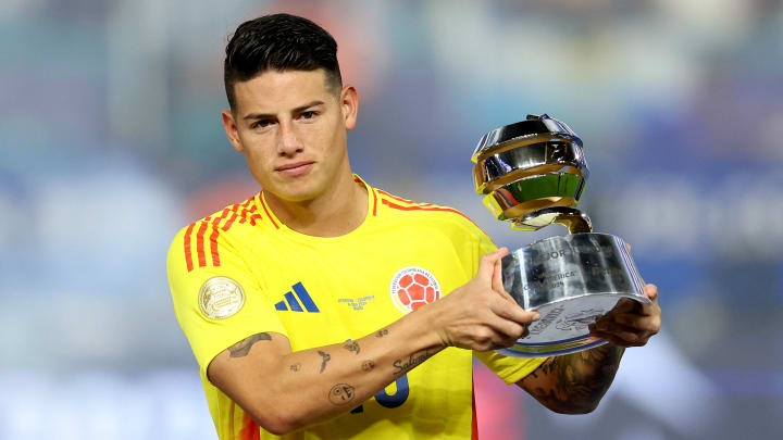 James Rodríguez foi o melhor jogador da Copa América 2024