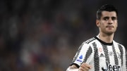 Alvaro Morata of Juventus FC celebrates after scoring a goal...