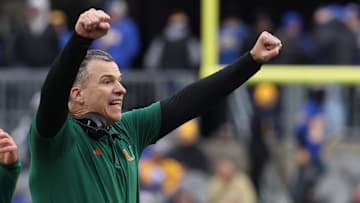 Miami Hurricanes head coach Mario Cristobal