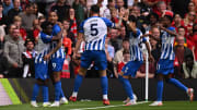 Brighton earned a 3-1 win at Old Trafford