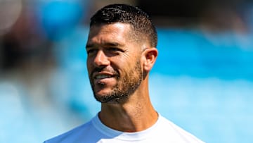 Carolina Panthers head coach Dave Canales