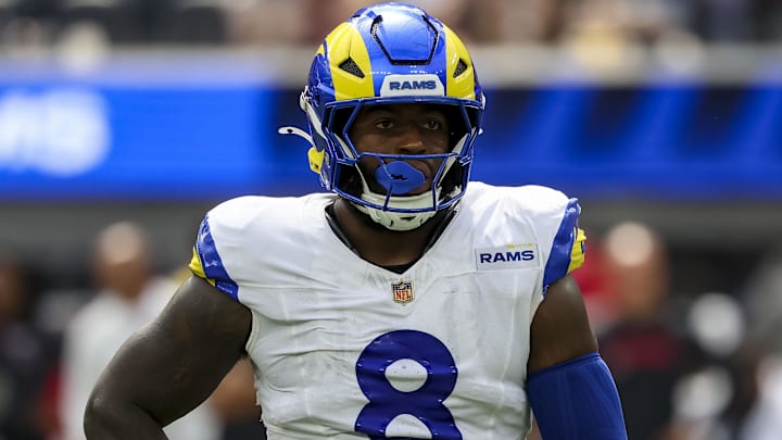 Jared Verse had an unfortunately-timed line in the Rams' loss to the Eagles.