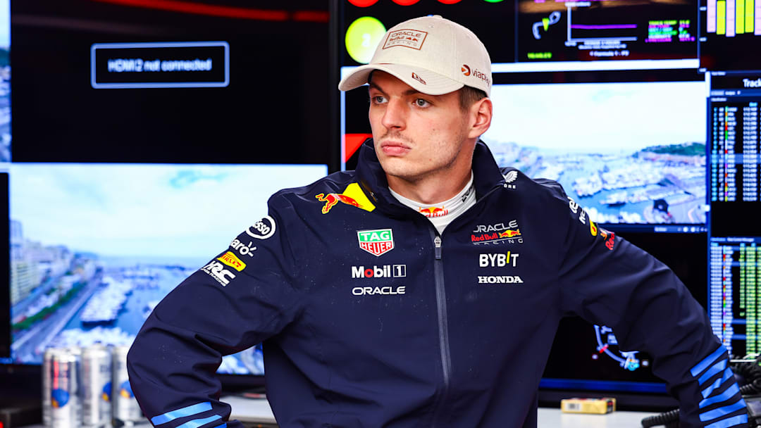 Max Verstappen of the Netherlands and Oracle Red Bull Racing prepares to drive in the garage during practice ahead of the F1 Grand Prix of Monaco at Circuit de Monaco on May 24, 2024 in Monte-Carlo, Monaco.