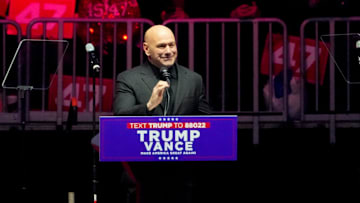 CEO of Ultimate Fighting Championship, Dana White, speaks during the ‘Make America Great Again Victory Rally’