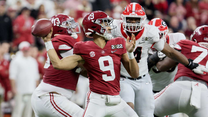 Alabama quarterback Bryce Young.