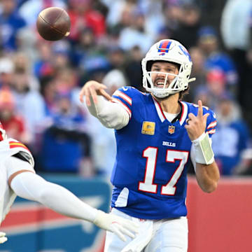 Buffalo Bills quarterback Josh Allen (17).